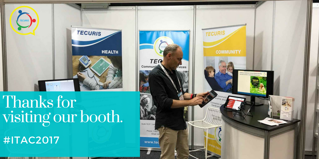 Tecuris's tweet photo. Thank you for visiting our booth at #ITAC2017 #moretolife #careingconnections https://t.co/PVr6oEDt9L