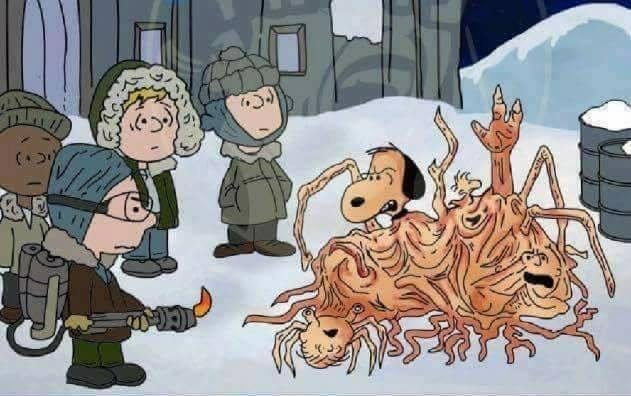 ZombieRiot's tweet photo. A Charlie Brown Christmas Thing. #Horror https://t.co/pMpBtodUor
