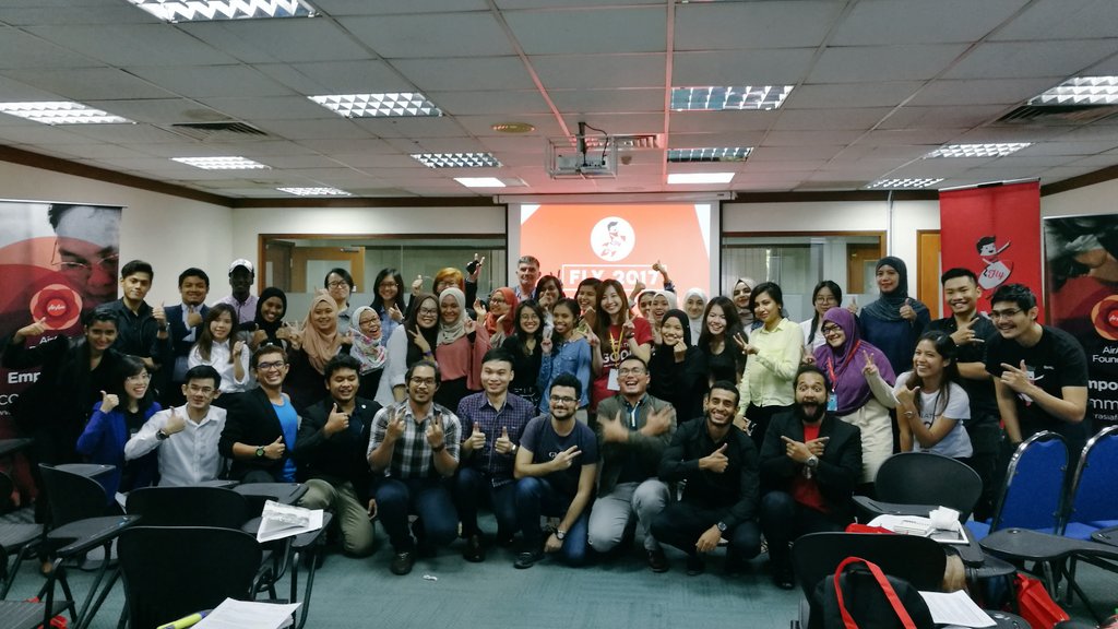 airasiagood's tweet photo. And it's a wrap! Thank you to the @IUMWKL organisers of #FLY2017 for bringing us together as we shared #socent stories and AirAsia's work. πβοΈπ΄ https://t.co/zLemN7Cs1U