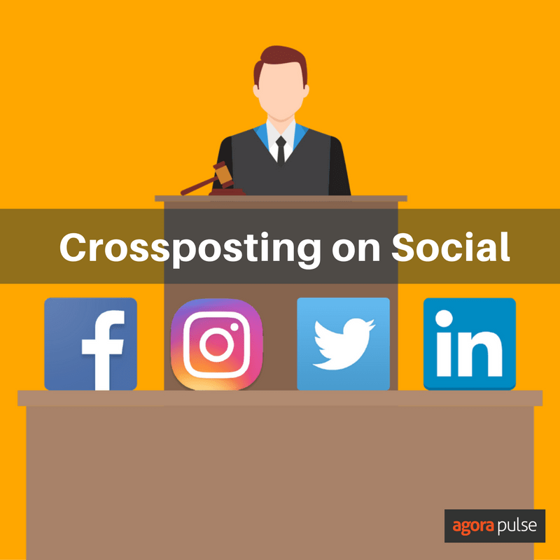 Agorapulse's tweet photo. So is crossposting a good idea? Let’s find out together. #socialmedia #social #smm #socialmediamarketing #marketing  https://t.co/ecU8UlXbVR https://t.co/4l0Qr80ZDL