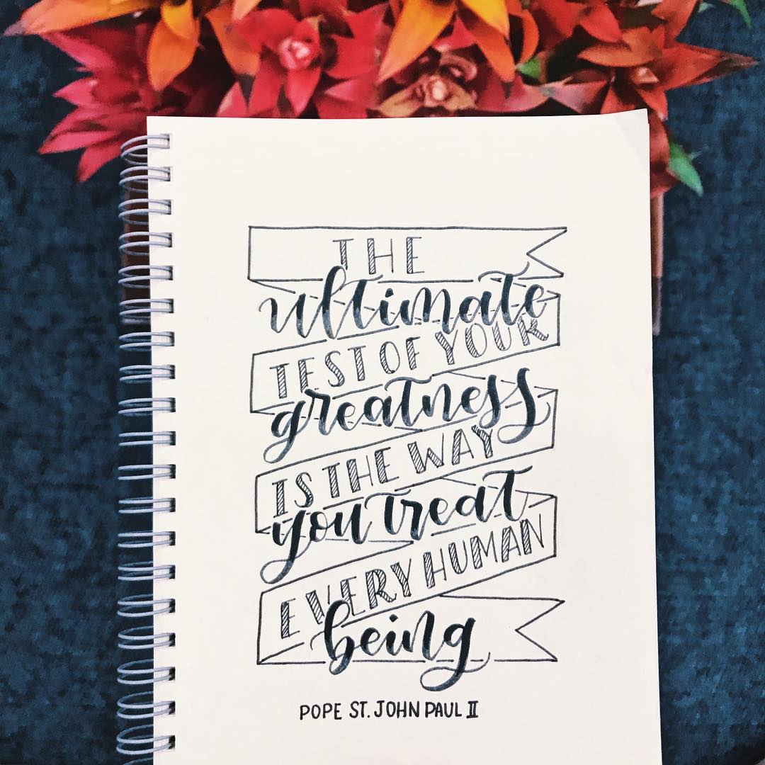 brewph's tweet photo. The ultimate test of your greatness is the way you treat every human being. #Brew2017 artwork by @cindynuguit https://t.co/K6RQLAY510