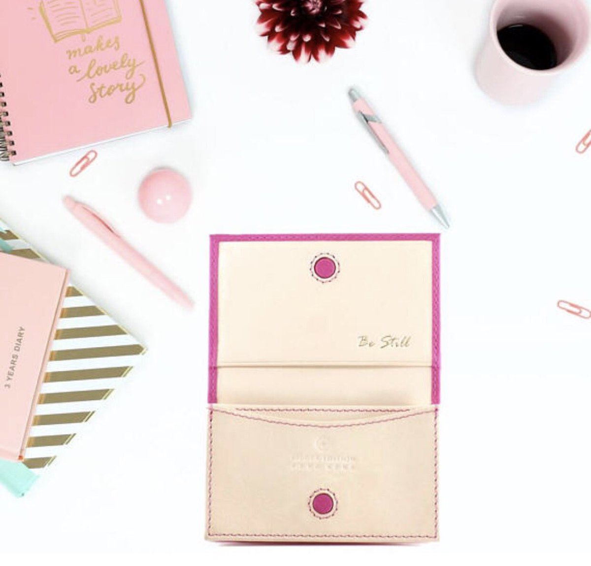 seedeaedition's tweet photo. Pink colour card case with vegetable tanned leather, could be a simple wallet too: ) 
#seedeaedition
#leathercardcase
#pinkcolorgift https://t.co/u0q1W49sGg