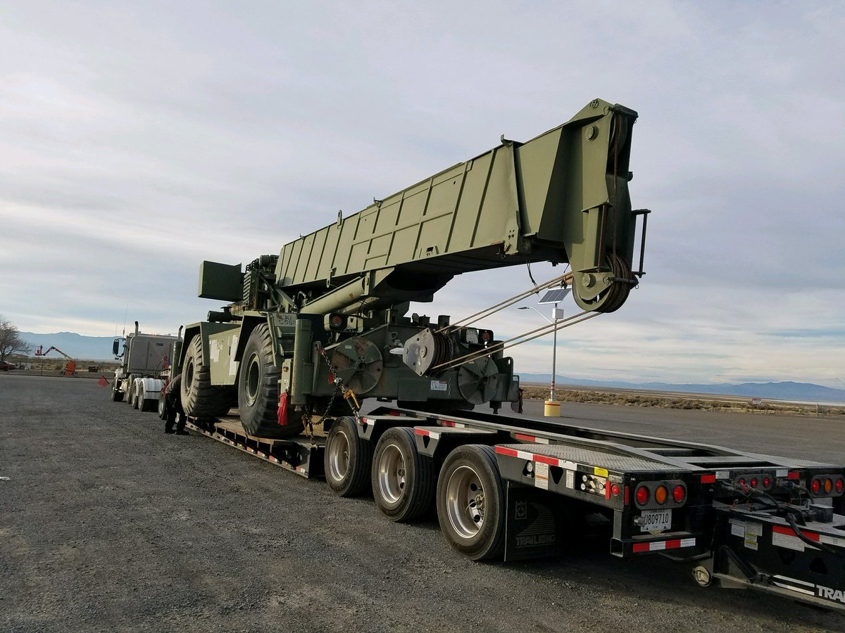 #Army has great #fright! Other #crane shipped  to a happy customer. #grovecrane #logistics #vanguardlogisticslimites #heavyhaul