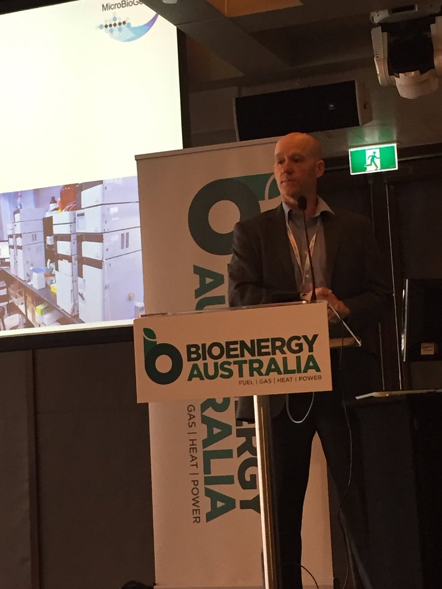 BioenAustralia's tweet photo. Companies like #MicroBioGen are a huge part of Australia’s #biofuture @BioenAustralia @IEABioenergy #Task42 https://t.co/WRRBJSojLe