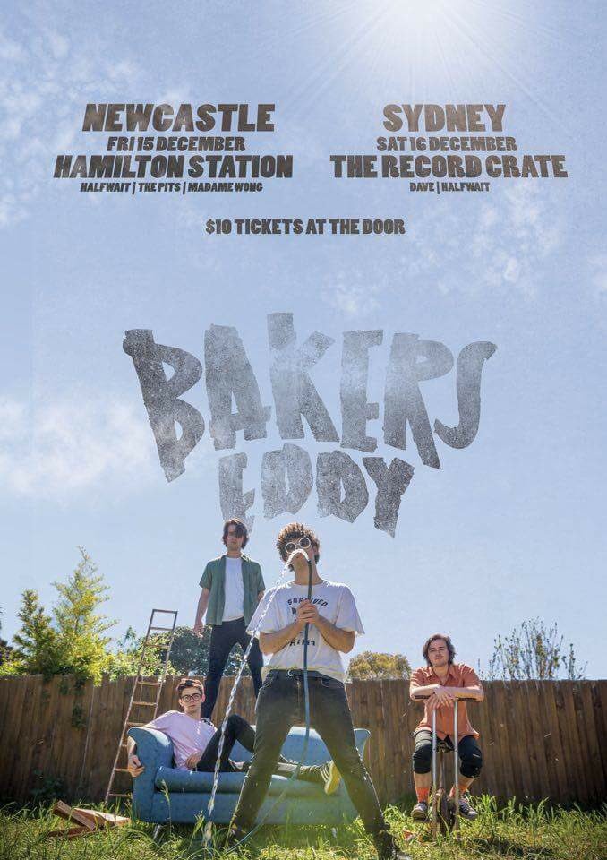 BakersEddy's tweet photo. Our first trip to NSW could get hectic playing @HamiltonStHotel with #halfwait #thepits #madamewong 15 December #newcastlepunk https://t.co/nQTPFeJd62
