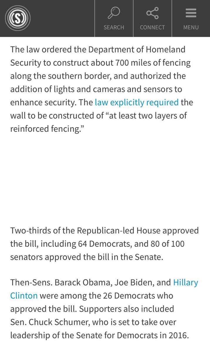 Some people accuse Trump of being "racist" and "xenophobic" for wanting a wall built along America's border, but guess who signed legislation approving the construction of a border wall in 2006?Former Senator/VP Joe Biden.Does that mean he's racist?( http://dailysignal.com/2016/11/21/in-2006-these-democrats-still-in-office-voted-to-build-a-wall/)