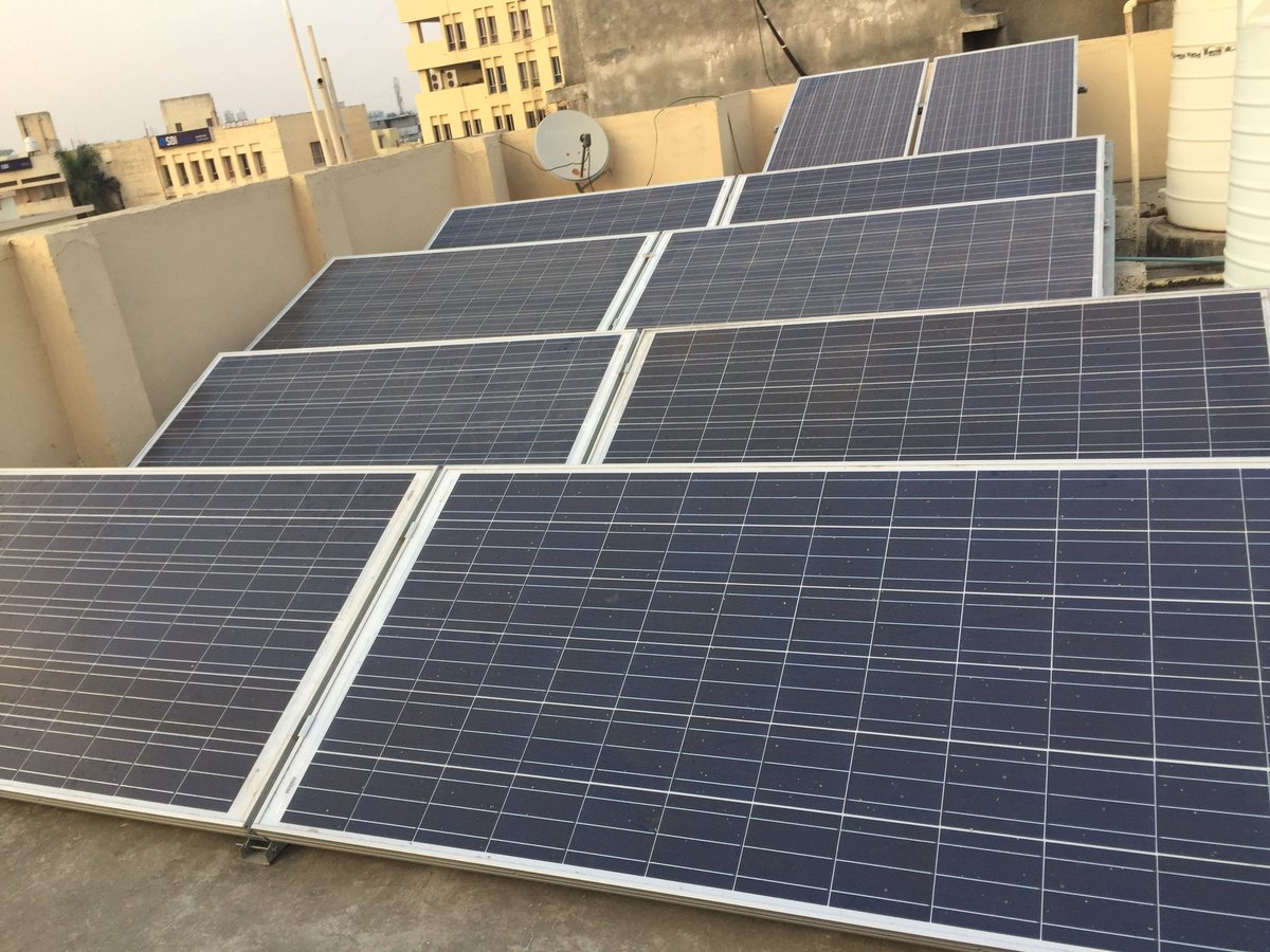 socialachin's tweet photo. @PMOIndia @narendramodi In line with your vision... installing solar panels at my home and promoting my new venture!! Your blessings requested sir https://t.co/rAKcVNlGrk