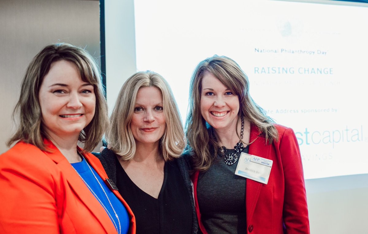 AFP_VI's tweet photo. Great first day of our National Philanthropy Day celebrations! Thank you to @kathylemay for your inspiring presentation! And to Tanya Smith of our sponsor @Coast_Capital and NPD Chair Jessica Bell for all your support! #NPD #raisingchange https://t.co/tsmtzLSJSM