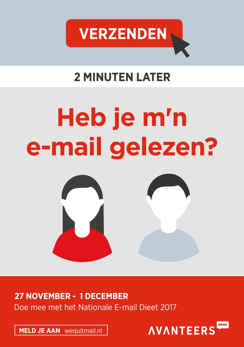 wequitmail's tweet photo. Een collega die na het versturen van een mailtje binnen 2 minuten aan je bureau staat: heb je mijn mail nog niet gelezen? Herkenbaar? #wqm https://t.co/jokzBZAaiv