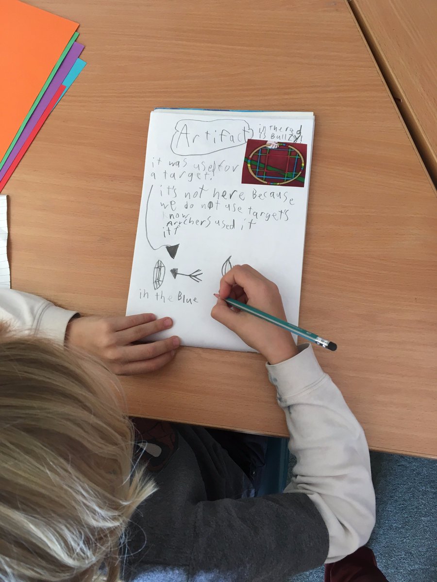 MattCromwellPYP's tweet photo. G3 have been #exploring an #artifact and trying to create #hypotheses about how it #functioned and who used it. #evidence #analysis #WWAIPAT #PYP #tashschool https://t.co/lG2kAYhs0J