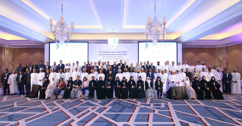 The region's top cybersecurity experts, CIO's and IT leaders, we thank you all for making the 6th Regional Cybersecurity Summit a grand success #rcssummit <a href="/ITUARCC/">المركز الإقليمي للأمن السيبراني (RCC)</a> <a href="/OmanCERT/">Oman National CERT</a> <a href="/ITU/">Int’l Telecommunication Union</a>