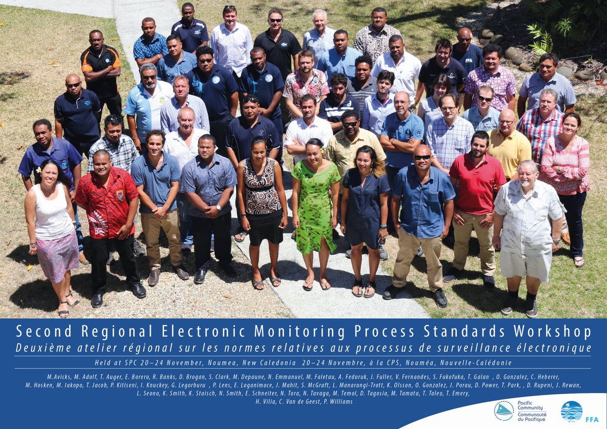 spc_live's tweet photo. 2nd Regional #ElectronicMonitoring Workshop: 50 participants
from 14 member states, NGO’s, @spc_cps @TunaFFA & #EM tech providers will work to review #longline EM process standards + draft #PurseSeine EM process standards. Follow the process: https://t.co/dYwttPaHCJ #tunadata https://t.co/PGnJUXnLJE