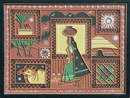 aparnachallu's tweet photo. Meet the Master Series: Shree Rashid Khan, Heritage Mud-Relief Painting Master-craftsman, Kutch, Gujarat.
#painting #mudpainting #gujarat #artisanonline #handmade #artwork #craftsbazaar https://t.co/EkZcmjIa5m