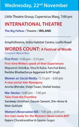 LoveDIAF's tweet photo. Today's Event- Hope to see you there.
We all are waiting for you!!
#delhiinternationalartsfestival #delhi #artandartistes #wesupportculture #thecountdownhasbegun #LoveDIAF #DIAF #DIAF2017 #PrathibhaPrahlad https://t.co/3tvDESmKt6