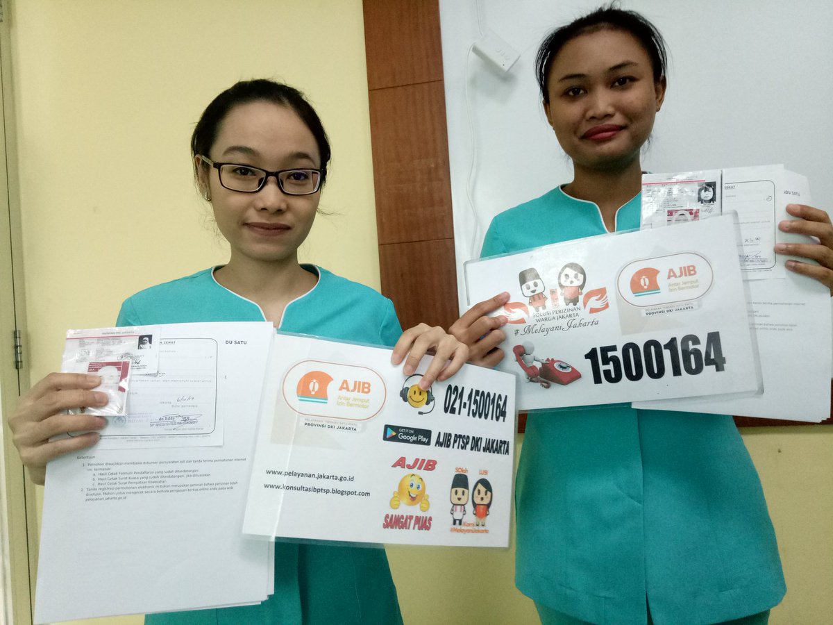 AgeHarry's tweet photo. Yuk pakai AJIB ☎1500164 👍SIP Perawat RS Royal Progress @AJIBPTSPDKI @layananjakarta @don_magnifico @ricki_mulia @edyJDM #MelayaniJakarta #YukPakaiAJIB https://t.co/qdmR6M47Bi