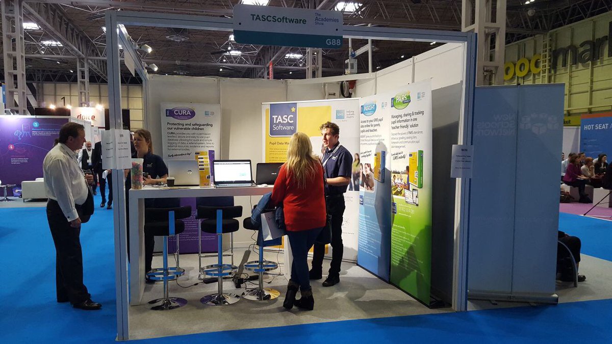 TASCsoftware's tweet photo. Stand G88 at @Academies_Show ! #AcademiesBIR17 #TASCSoftware https://t.co/JoFAPp3m9l