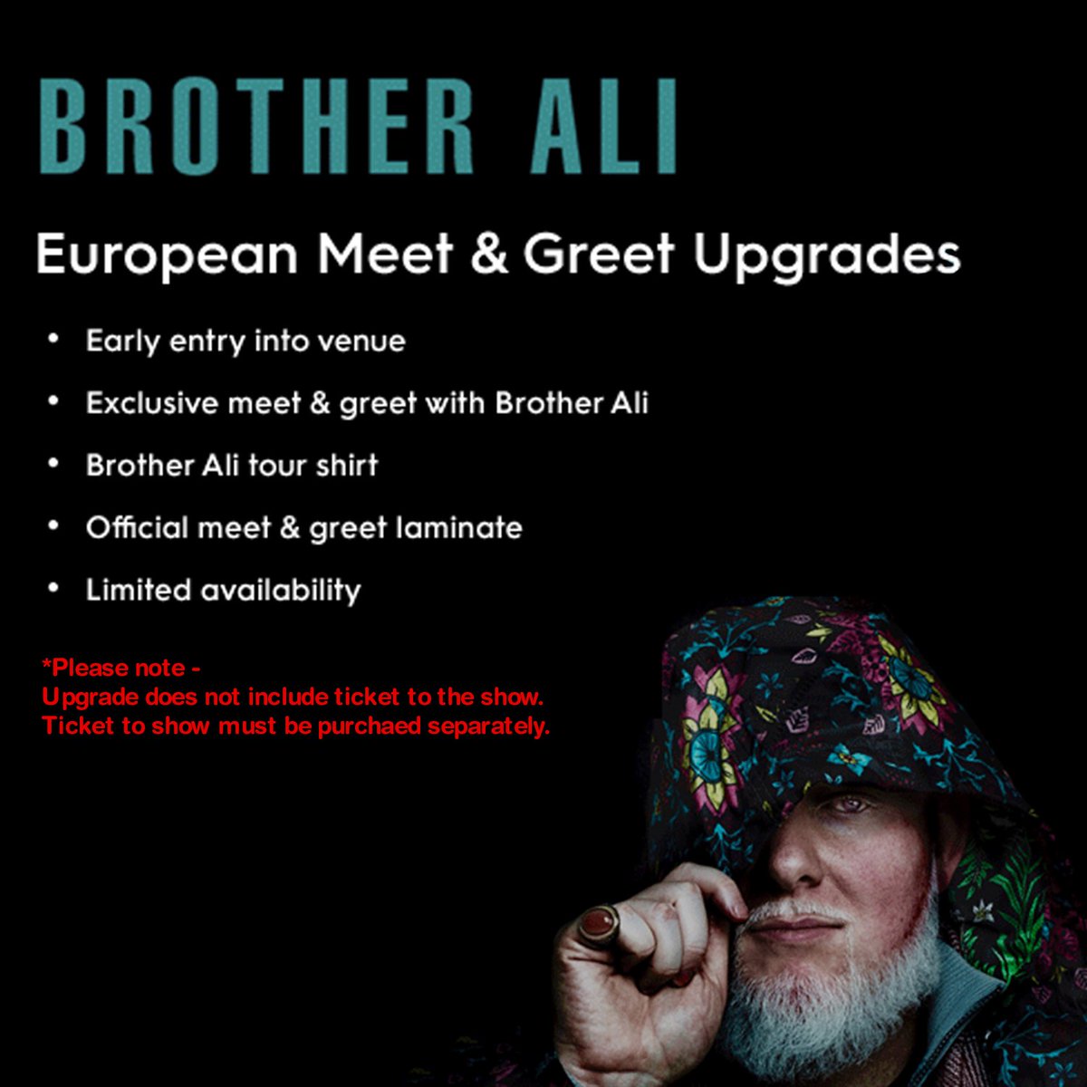 rhymesayers's tweet photo. HAMBURG, DE: @BrotherAli + @LASTWORDMPLS bring the #OwnLightTour to @Nochtwache in ONE WEEK!
TICKETS: https://t.co/jyTwi1A2En
VIP UPGRADE: https://t.co/Gfi7hOJ4rn https://t.co/rvbROYG5eR