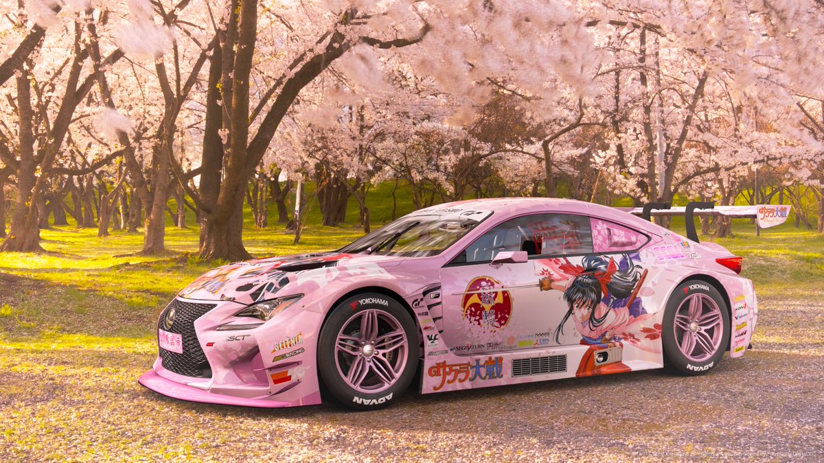 GTsport痛車】真宮寺さくら『サクラ大戦』。基本はゲーム内でペイント