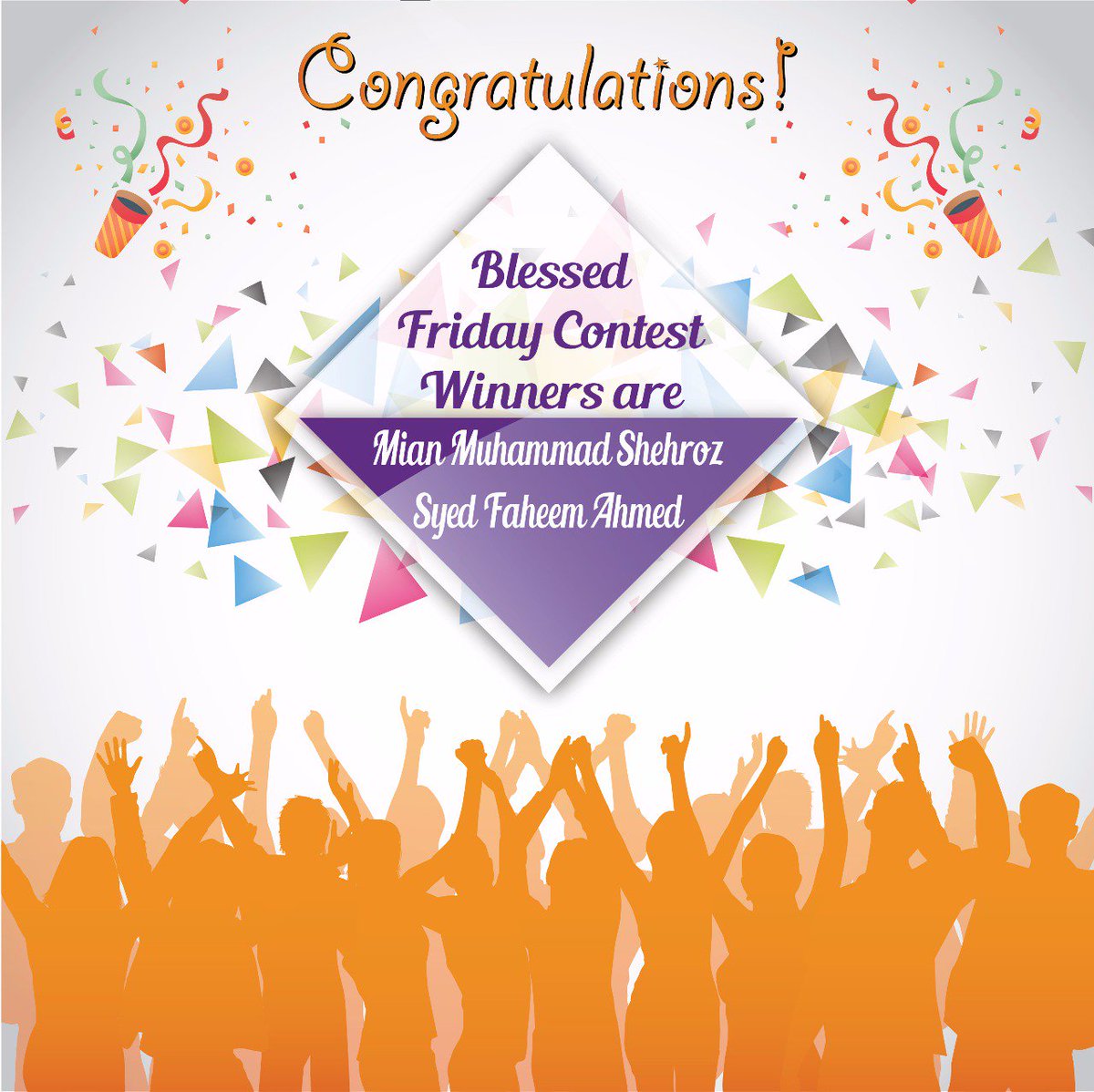 enemofficial's tweet photo. Celebrate #BlessedFriday with #EnemMall.
and our #Winners for that Contest are
Mr Mian Muhammad Shahroz
Mr Syed Faheem Ahmed
Congratulations !!
https://t.co/DCB2kGpgV5
For Whatsapp Updates: 0300-4777920
#EnemMall #Trends #MultipleBrands #HappyMoments https://t.co/FdxrwqAofs