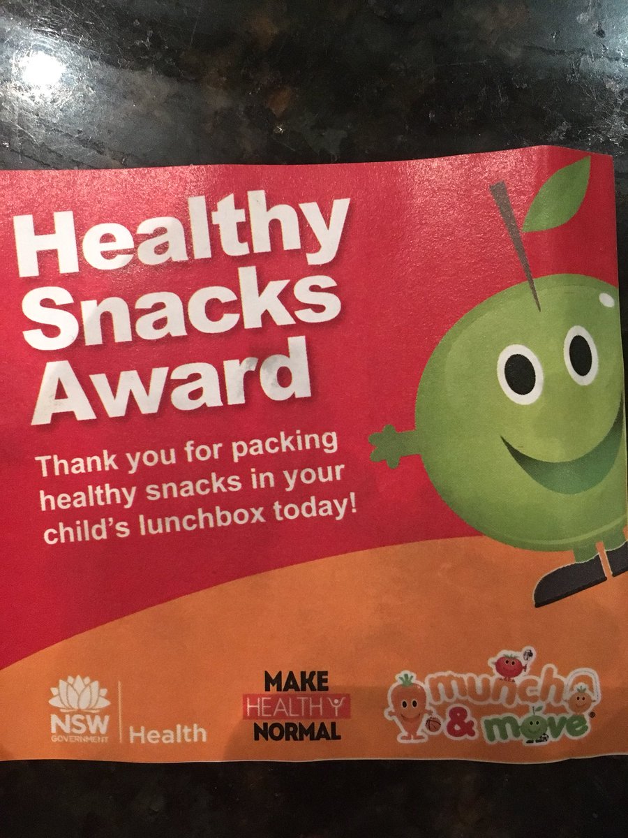 Mum of the week! Wonder if the parents of the ‘not so healthy’ snacks received advice as to what to pack instead? <a href="/NSWHealth/">NSW Health</a> #makehealthynormal