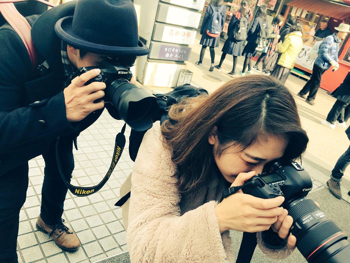 Yukari ご縁があり 可愛い可愛いカップルのデートにカメラマンとして同行させていただきました 同じ空間でカメラ を構えてるはずなのに お互い全然違う写真を撮ってくるの だから面白い その人にしか撮れない 自分にしか撮れない写真がある カメラっ