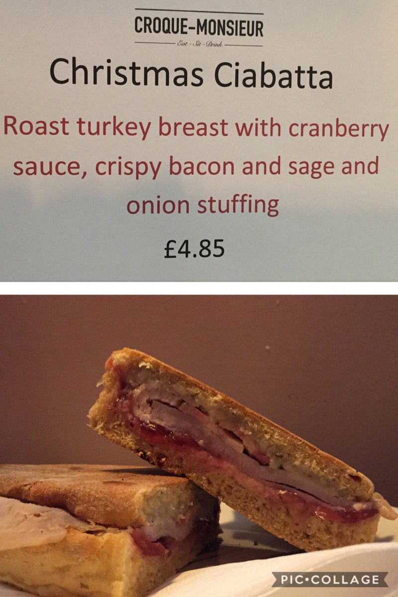 Croque_Bootham's tweet photo. Christmas has come early to Croque this year. Join us for our Christmas ciabatta @YorkAshtons @HandmadeRugCo https://t.co/UK01Tz96NN