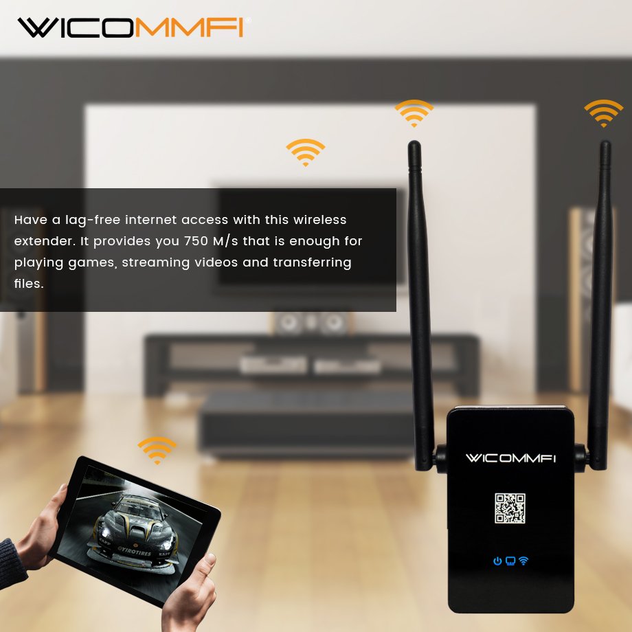 WicommFi's tweet image. Get a better #WiFi with #WicommFi #wirelessextender.
For more information,visit goo.gl/B1oymT