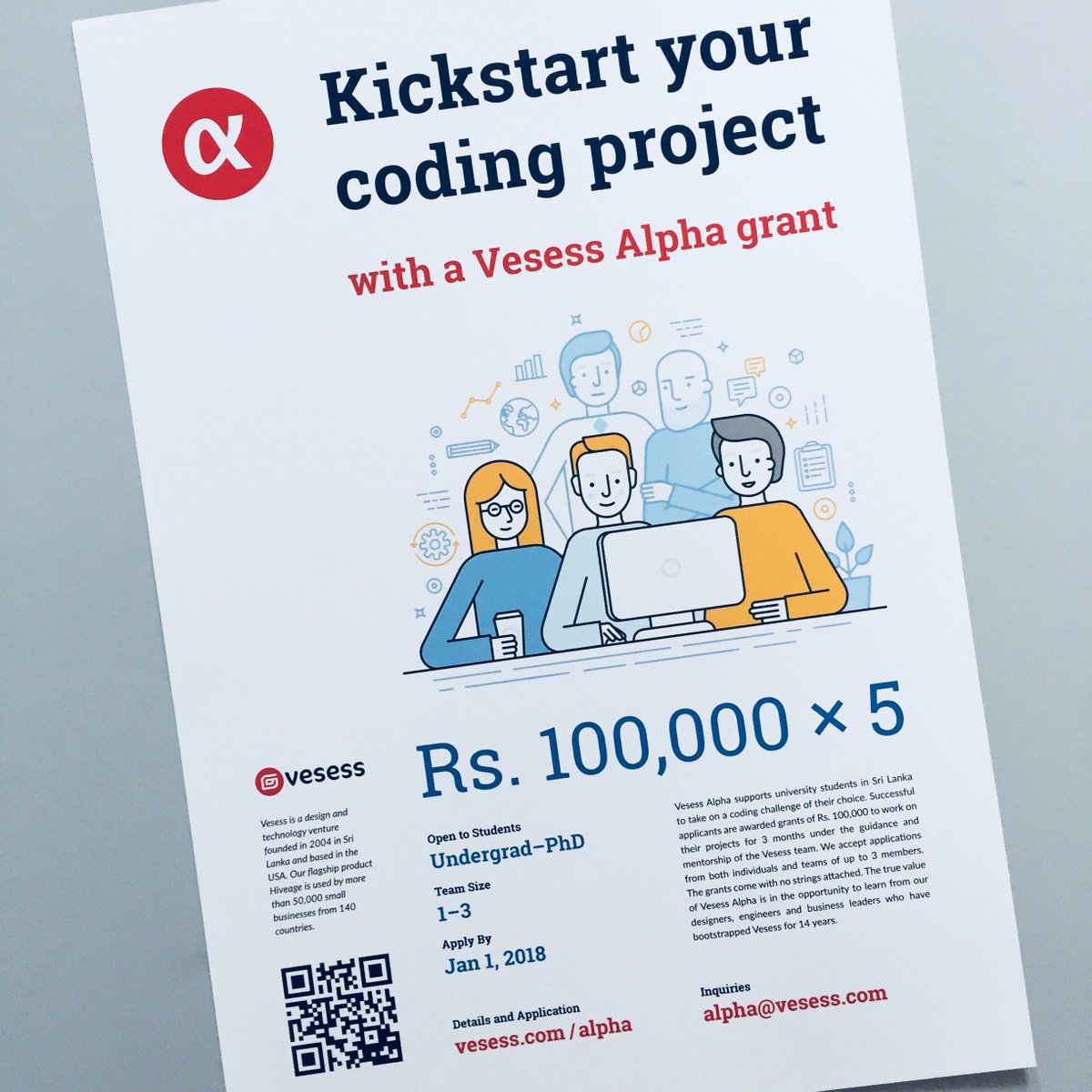 vesess's tweet photo. Sending off Vesess Alpha posters to universities and institutes in #srilanka #lka today.

Apply for grants from https://t.co/Ws3MIhEwGg https://t.co/I20i0yK0Qv
