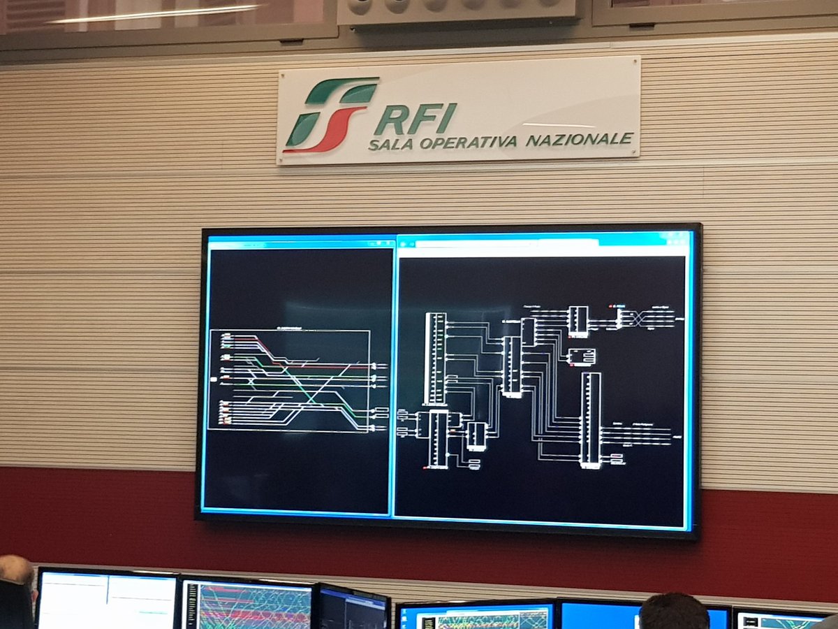 Un'eccellenza italiana, un modello internazionale un'esperienza unica. Grazie #rfi <a href="/GruppoFS/">GruppoFS</a>. I manager AP  nella SalaOperativaNazionale