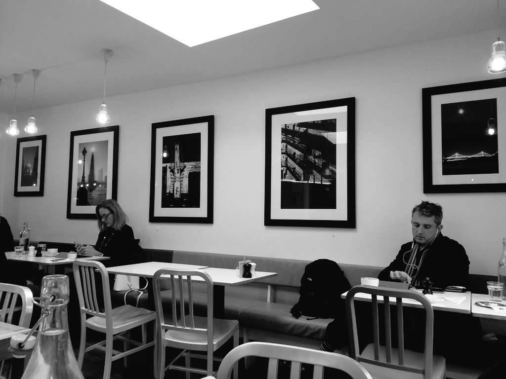 Wonderful to see beautiful photographs by <a href="/ricky_leaver/">Ricky Leaver</a> while enjoying coffee at Tried and True Putney :)