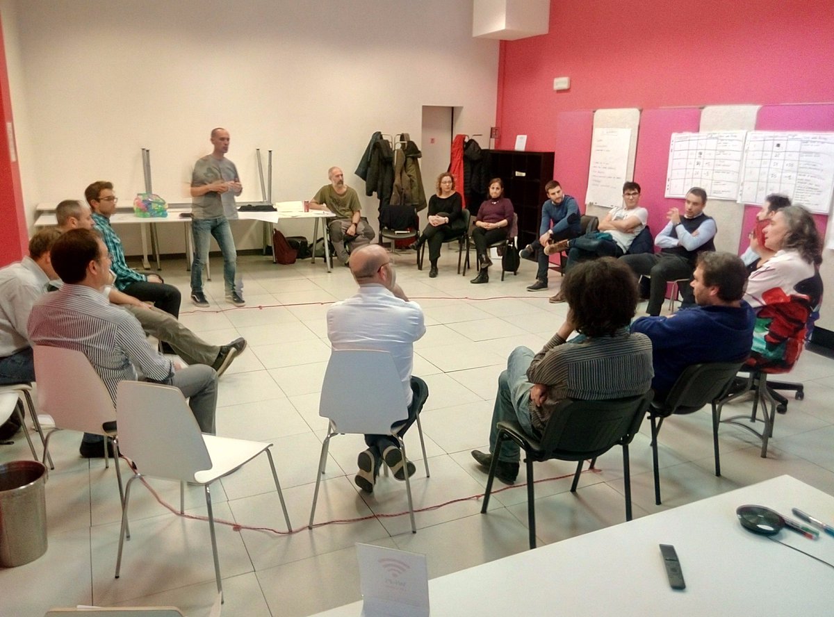 slongoni's tweet photo. Thanks @agilereloaded for organising last night interactive meetup on Self Organisation and @lmGroupTech for hosting it at Viaggiare: we experimented how self organisation can be very effective in complex/complicated contexts also because it activates (multiple) natural leaders. https://t.co/v4fn5xqMih