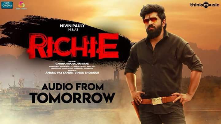 Richiehandle's tweet image. #Richie Music 🎵 From Tomorrow | @NivinOfficial  @prgautham83 @ShraddhaSrinath @AJANEESHB @natty_nataraj @LakshmiPriyaaC