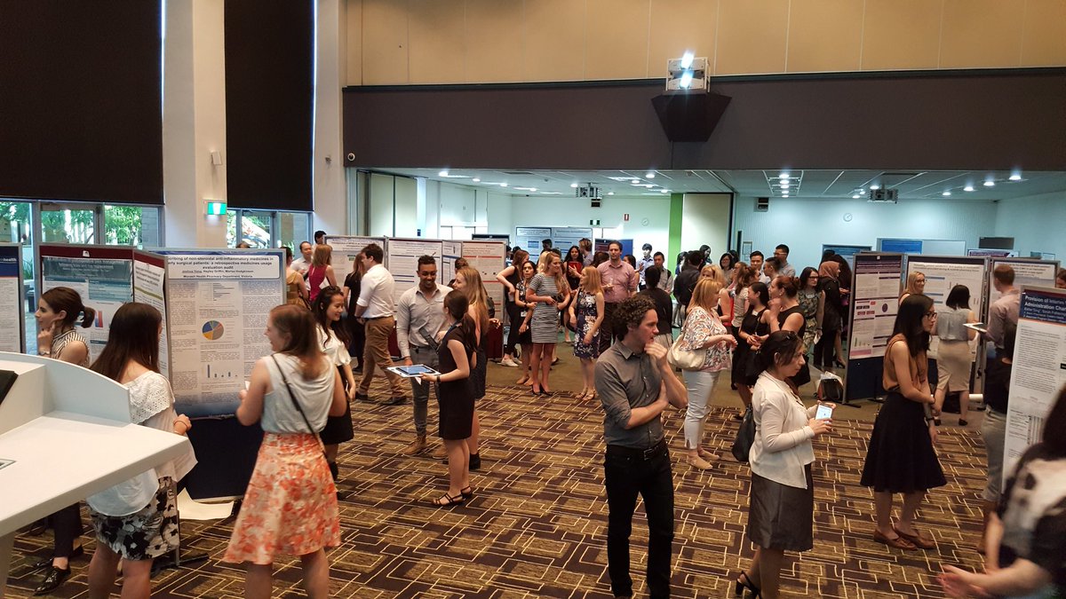 KirstiGalbraith's tweet photo. Our fabulous interns @Monash_IFP  presenting their posters tonight @MonashPharm ..culmination of a year of work. Fantastic energy in the room #lightningtalks https://t.co/1P23B03G8n
