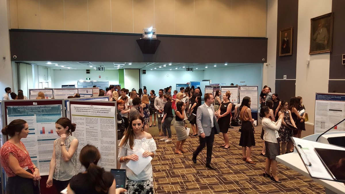 KirstiGalbraith's tweet photo. Our fabulous interns @Monash_IFP  presenting their posters tonight @MonashPharm ..culmination of a year of work. Fantastic energy in the room #lightningtalks https://t.co/1P23B03G8n