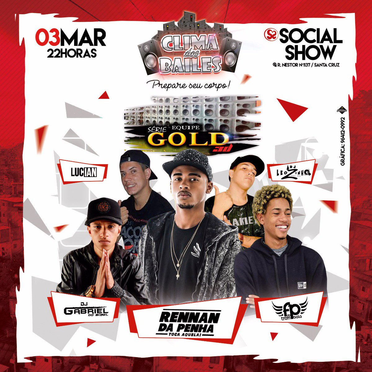 climadosbailess's tweet photo. Infelizmente só voltamos em 2018 devido a falta de datas! Mas vamos voltar com aquela pegada típica da Clima dos Bailes, reunimos os melhores djs e uma das melhores equipes da atualidade!Tá bom de açúcar?
#RennanDaPenha #GabrielDoBorel
#FpDoTremBala
#LeozinhoDaZS
@Lucian_Dj https://t.co/GZ57HowWES