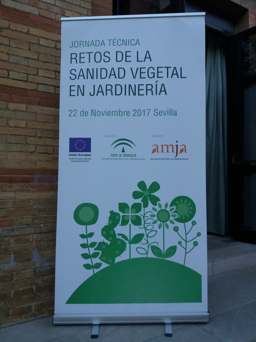 AMJAandalucia's tweet photo. Hoy a las 8.30 h comienza la Jornada sobre Retos de la Sanidad Vegetal en Jardinería. #MedioAmbiente #AMJA @sanidadvegetal https://t.co/aisOve7xB0