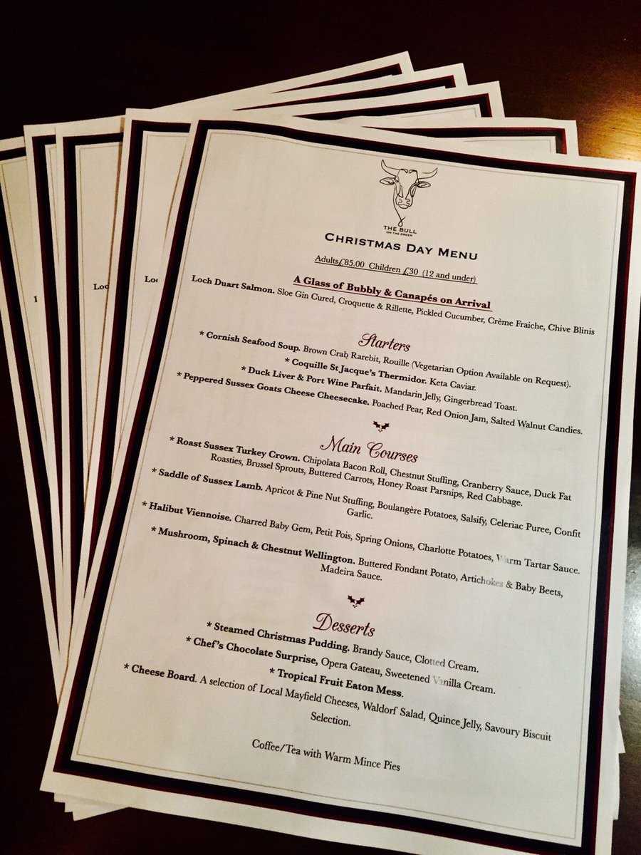 We are filling up fast now the doors are open! Don’t miss out on the chance to join us for #ChristmasDay Book now 01825 722743 #Christmas #Newick #thebullonthegreen #newlyrefurbished