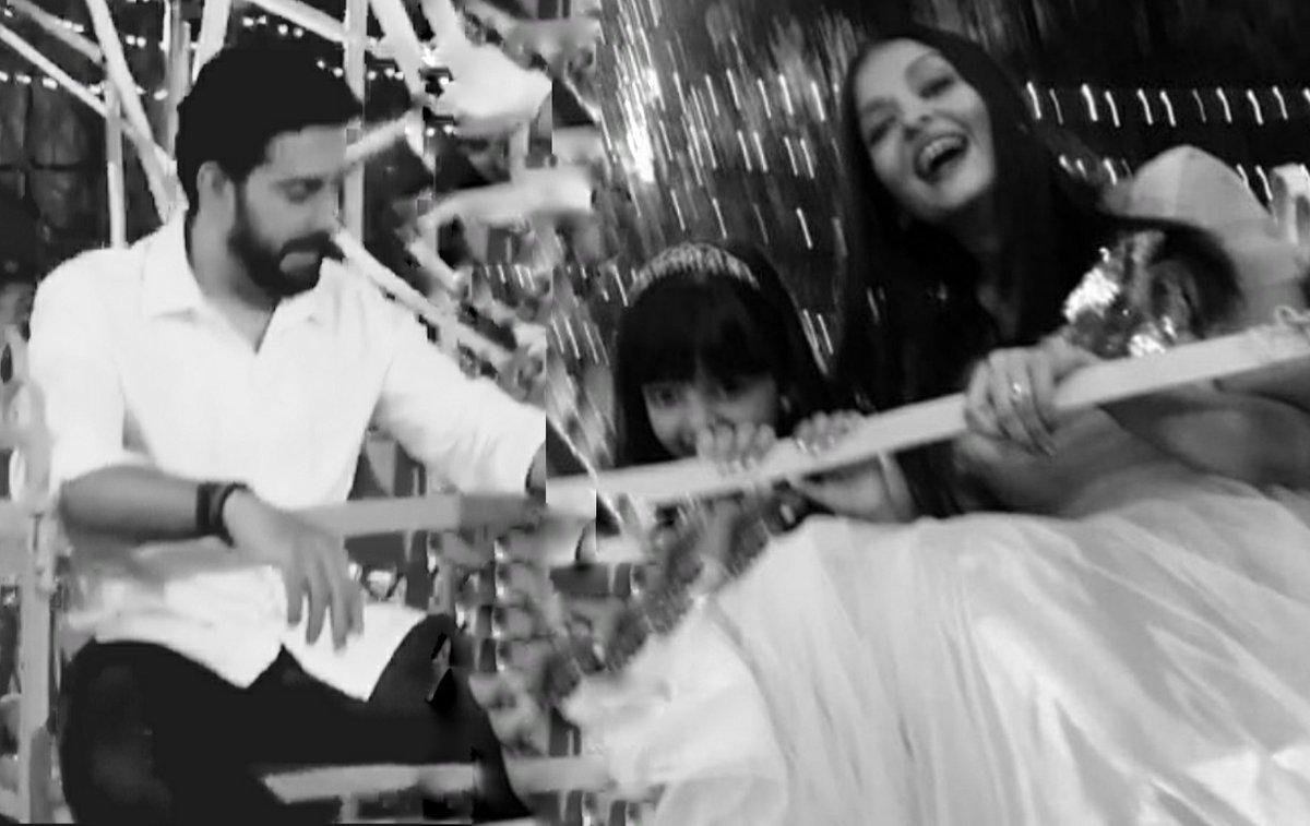 Ruth4ashab's tweet photo. @juniorbachchan love d pic you shared Ab😍 we need to update seats on Ferris wheel so we can have a pic with all 3 soon❤ https://t.co/YzyRExbkWJ