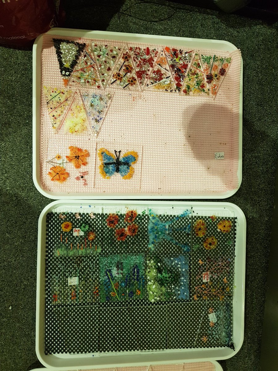 Great night with Kate from Twice Fired....awaiting the finished masterpieces! <a href="/twicefiredglass/">Kate Park</a> @WYFWI