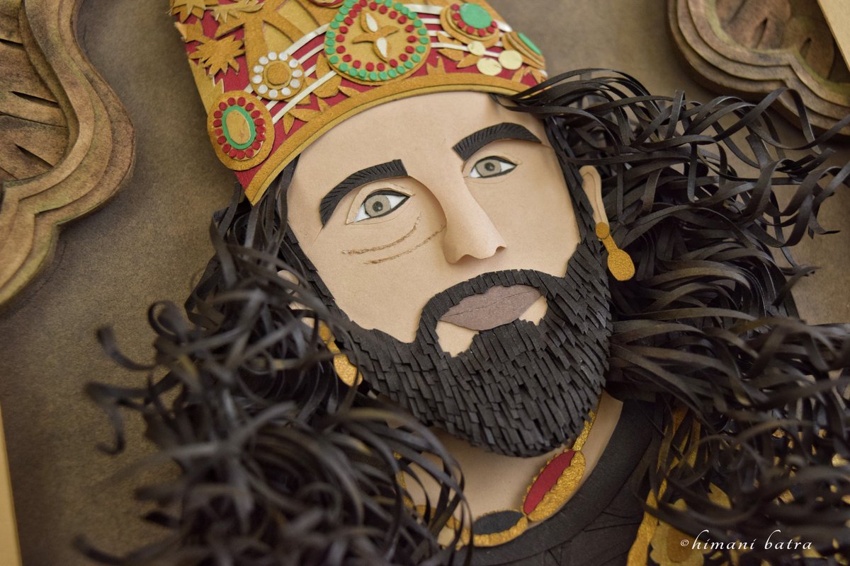 batra15himani's tweet photo. Recreation of @FilmPadmavati  poster using paper
@RanveerOfficial 
@SLBhansali_ @deepikapadukone @shahidkapoor 
For full project
https://t.co/iYezTO2sm1
https://t.co/wbUmru552F
#Padmavati #RanveerSingh #DeepikaPadukone #SanjayLeelaBhansali #allaudinkhilji #ShahidKapoor https://t.co/zSsNhyV021