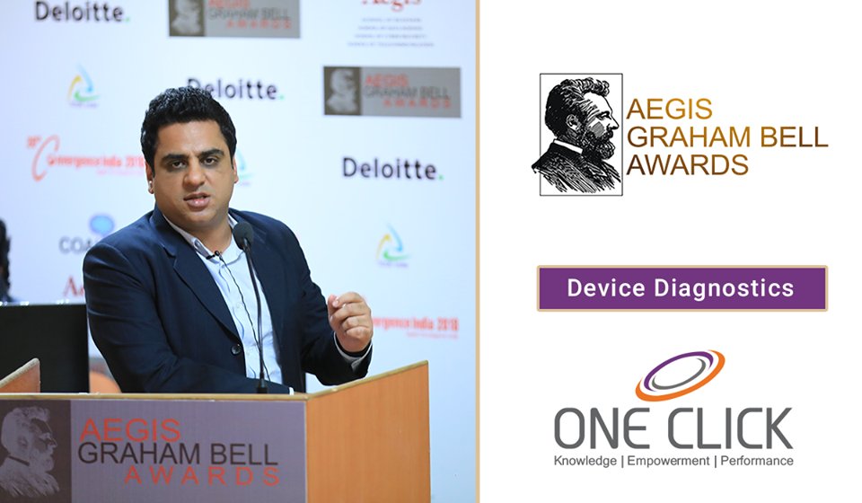 AegisGrahamBell's tweet photo. @oneclicktech  showcasing Device Diagnostics at 8th Annual Aegis Graham Bell Awards 2017 #innovation #AGBA #AGBA2017 #Telecom #AGBA #AGBA2017  #service #device https://t.co/RSo9v1nPqB