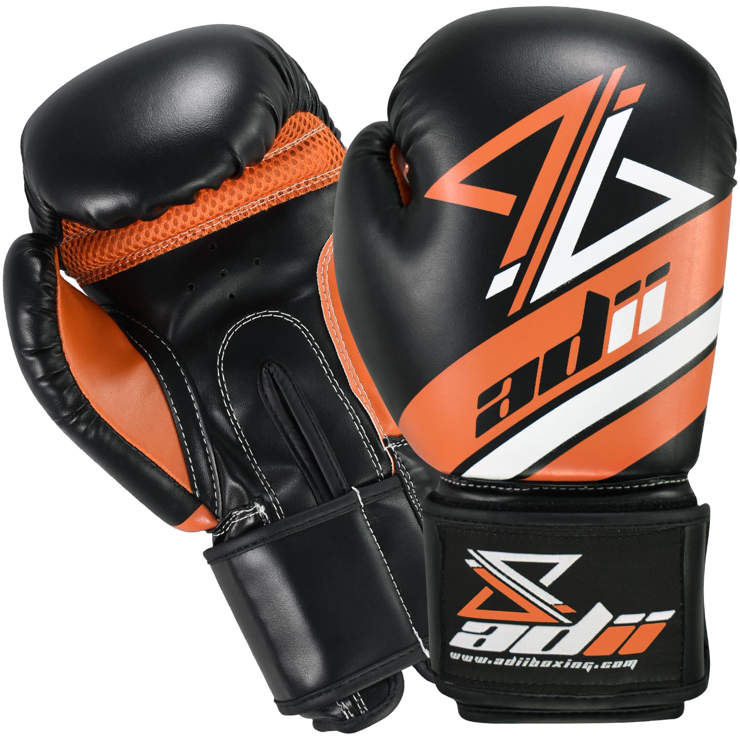 ADii™ Skin-Tec™ Leather Training Gloves MMA Boxing Gloves KickBoxing Martial Art 