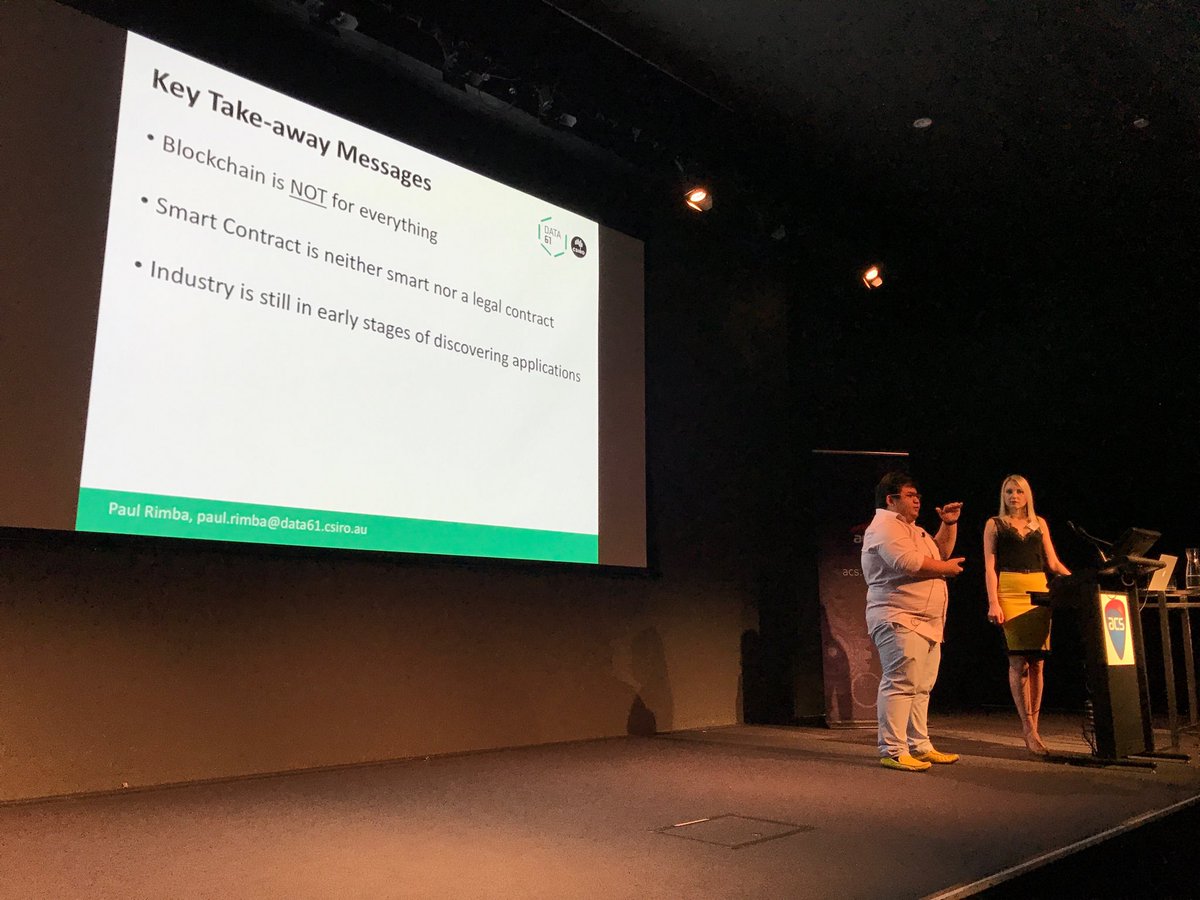 steven_pereira's tweet photo. #acsvic Paul Rimba answering questions from the floor about Blockchain https://t.co/4MII9ERrLK
