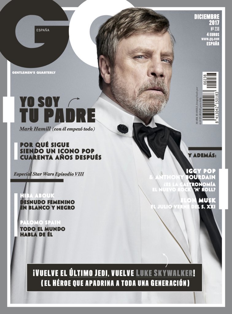 Yo soy tu padre! Vuelve Luke, vuelve el último Jedi, el padre pop de toda una generación <a href="/GQSpain/">GQ España</a> especial Star Wars