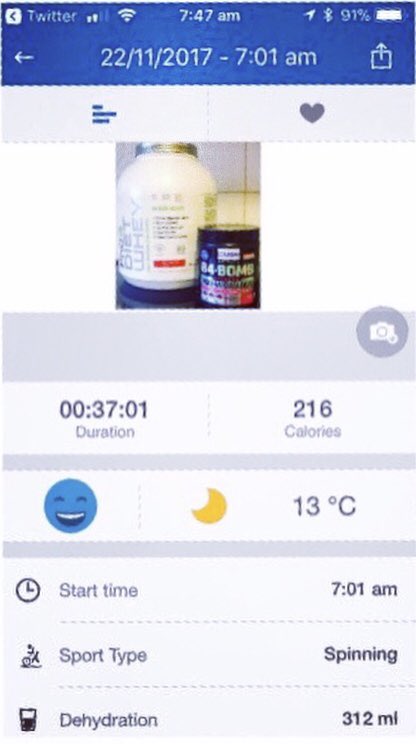 DonnaSLADEN's tweet photo. Spinning done!💪🏻👟🚵🏿‍♂️ #Runtastic #RuntasticPro #RuntasticApp #Spinning #HealthandFitness #FitnessMotivation #WednesdayMotivation https://t.co/bw727YaKmR