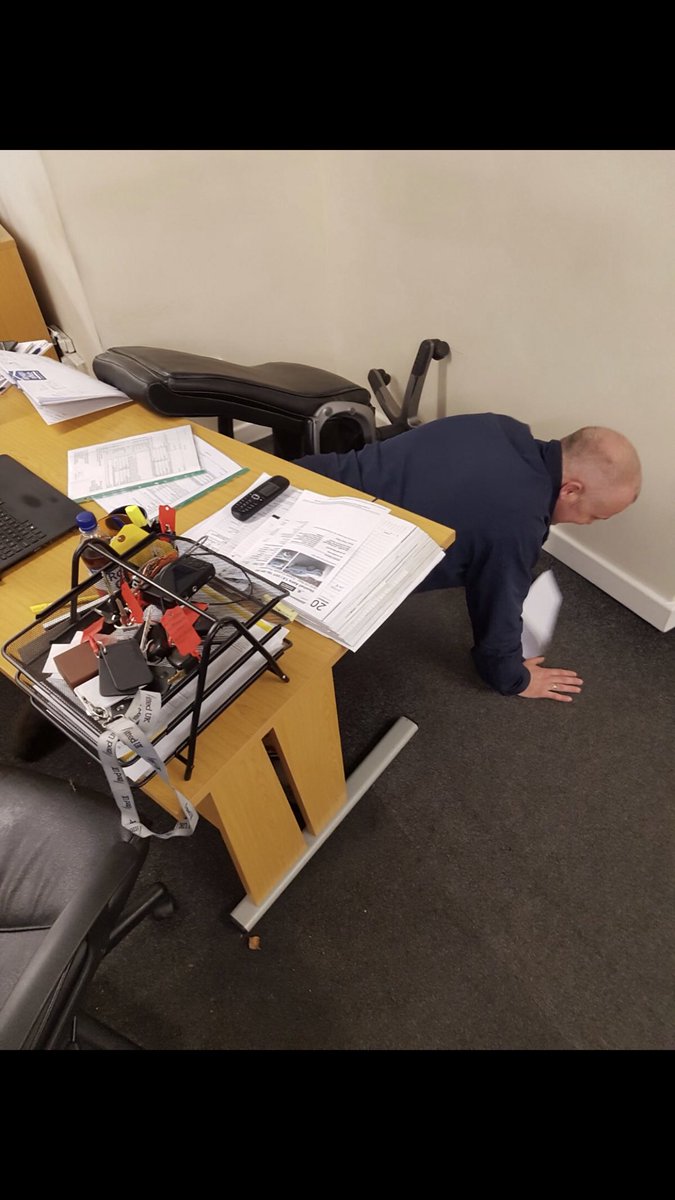 DPFflashclean's tweet photo. @ajnico74 A few press ups or morning prayers at work today? 😂 https://t.co/UdsHrYy0m1