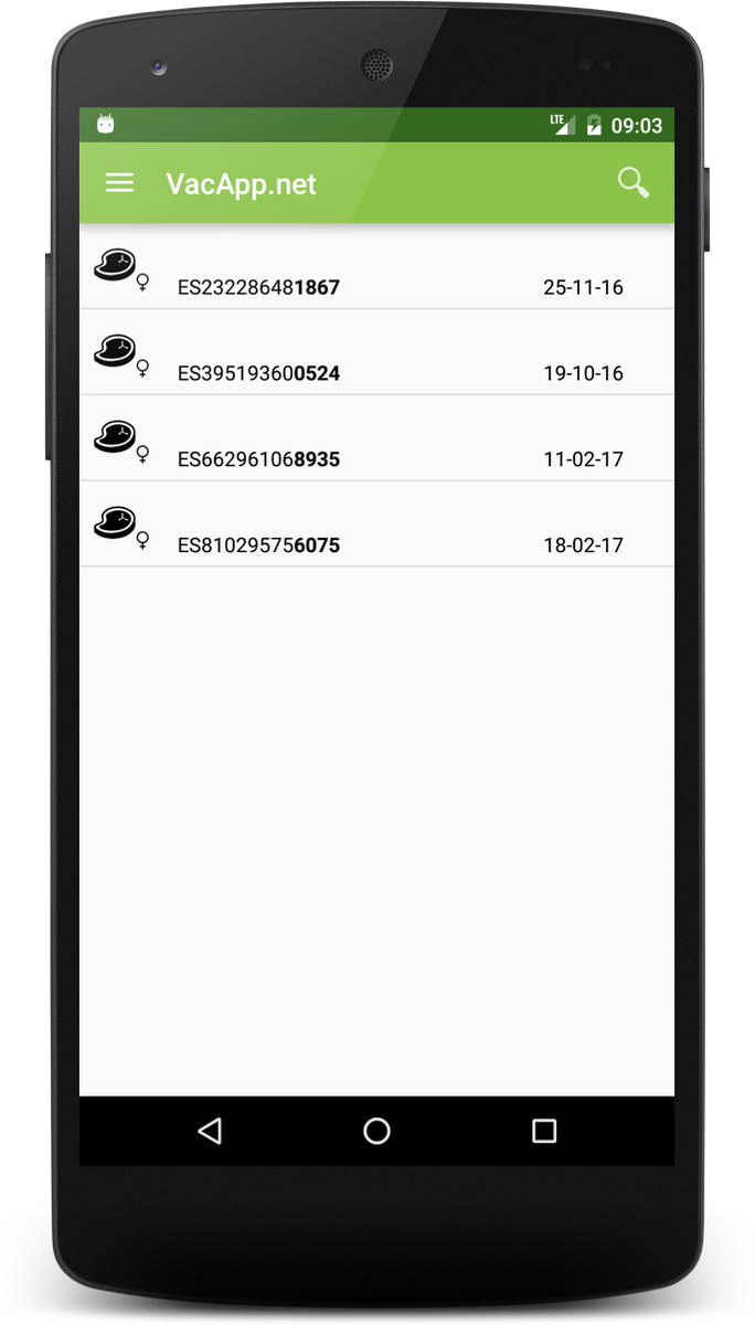 vacapp_net's tweet photo. Nueva actualización de VacApp. Ya puedes introducir tus terneros en cebadero. https://t.co/Fp7W0CpNMr
