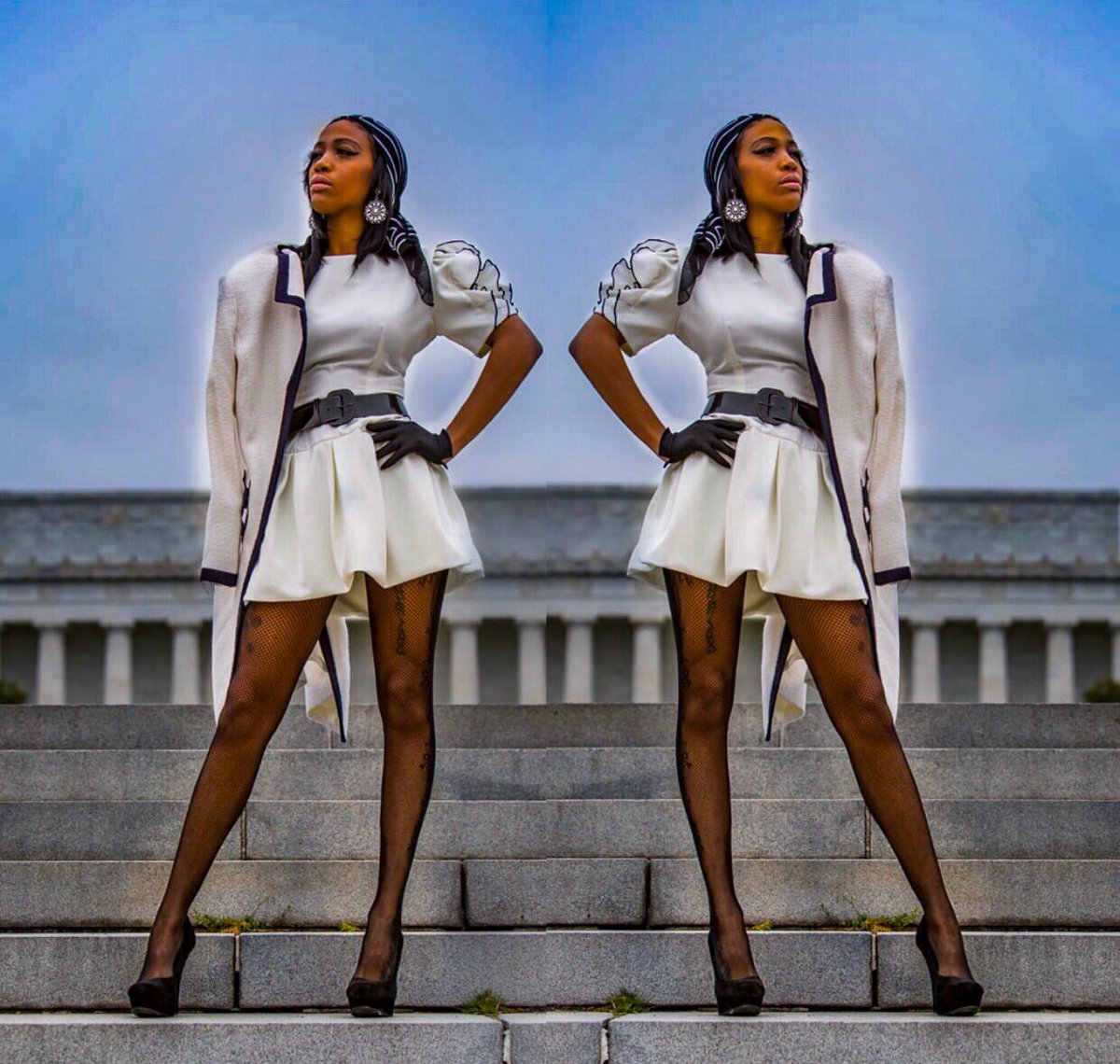 virlecole's tweet photo. Wake up in DC like...... #styled by virlècole #vintage #style #fashionista #BlackGirlsRock #agency #representedby https://t.co/V2nRtv59t4