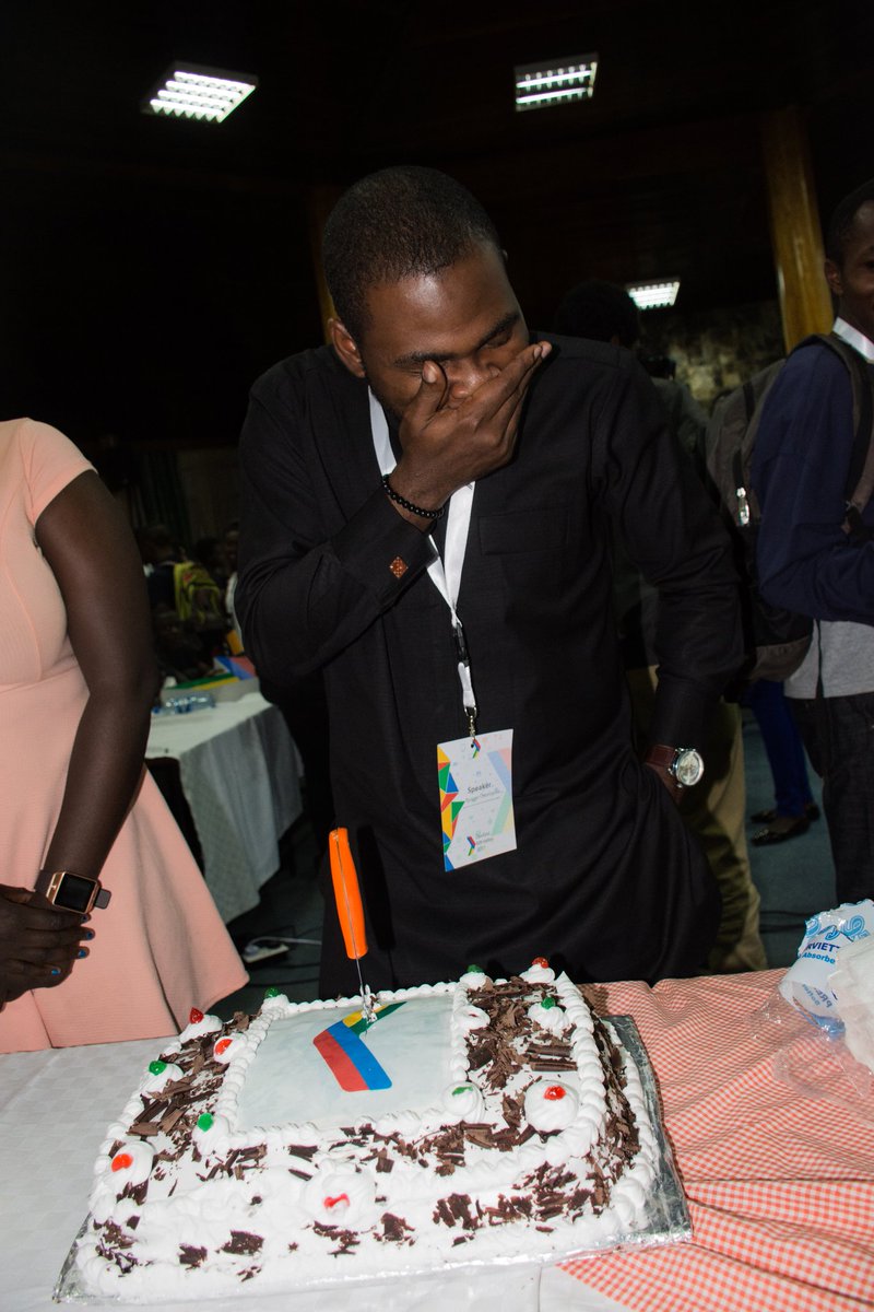 mayeedwin1's tweet photo. @denpalrius @Ngesa254 @vivynmiriam @wtmeldoret @gdg @WTMNyeri @ChrisBarso @WomenTechmakers @TheDancerCodes @GDGMoi @vivynmiriam excitement unbearable,  then the dinner 😆 @unicodeveloper almost grabbed the whole cake 😆 does @aniediudo know this? And then, we had beautiful @WomenTechmakers , I say,  What a #devfest #DevFestRiftValley17 #MeetMaye https://t.co/rkiZqL7uEf