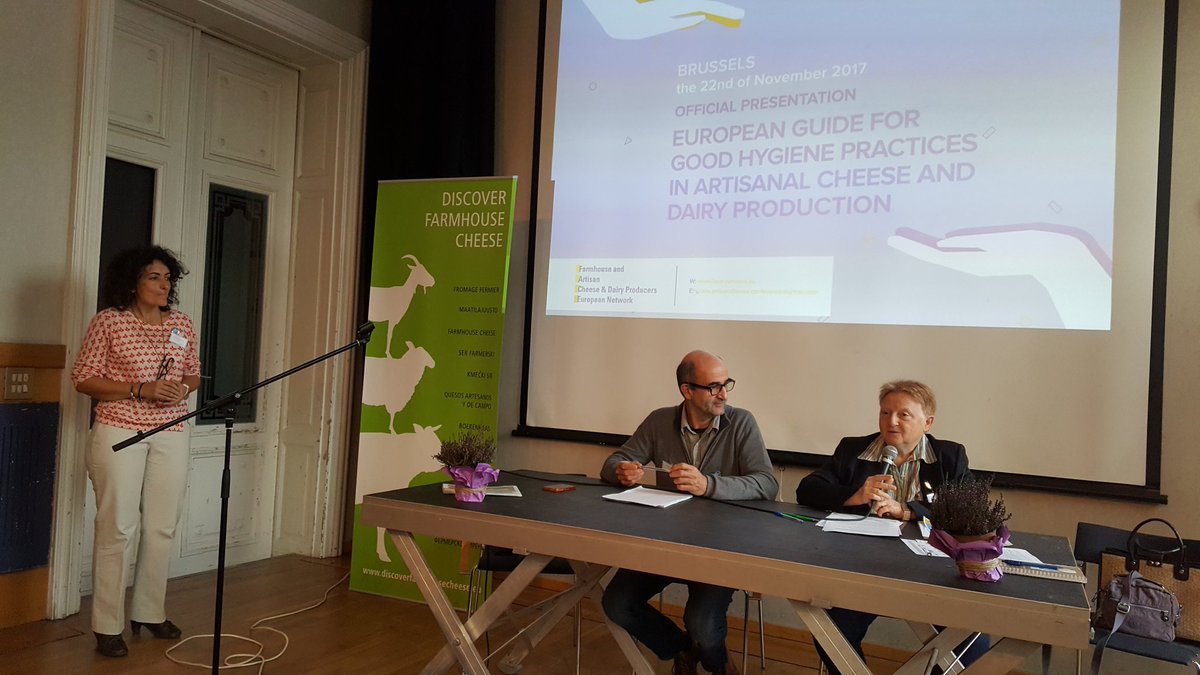 We zijn begonnen, het congres over de nieuwe Europese kaasmakers Hygienecode voor boeren en ambachtelijken. #alleboereninnettepakvandaag <a href="/boerderijzuivel/">EchteBoerderijzuivel</a> @DeZelfkazer <a href="/rick_brantenaar/">Rick Brantenaar PRIVÉ</a> #nodig #vakmanschapisveilig